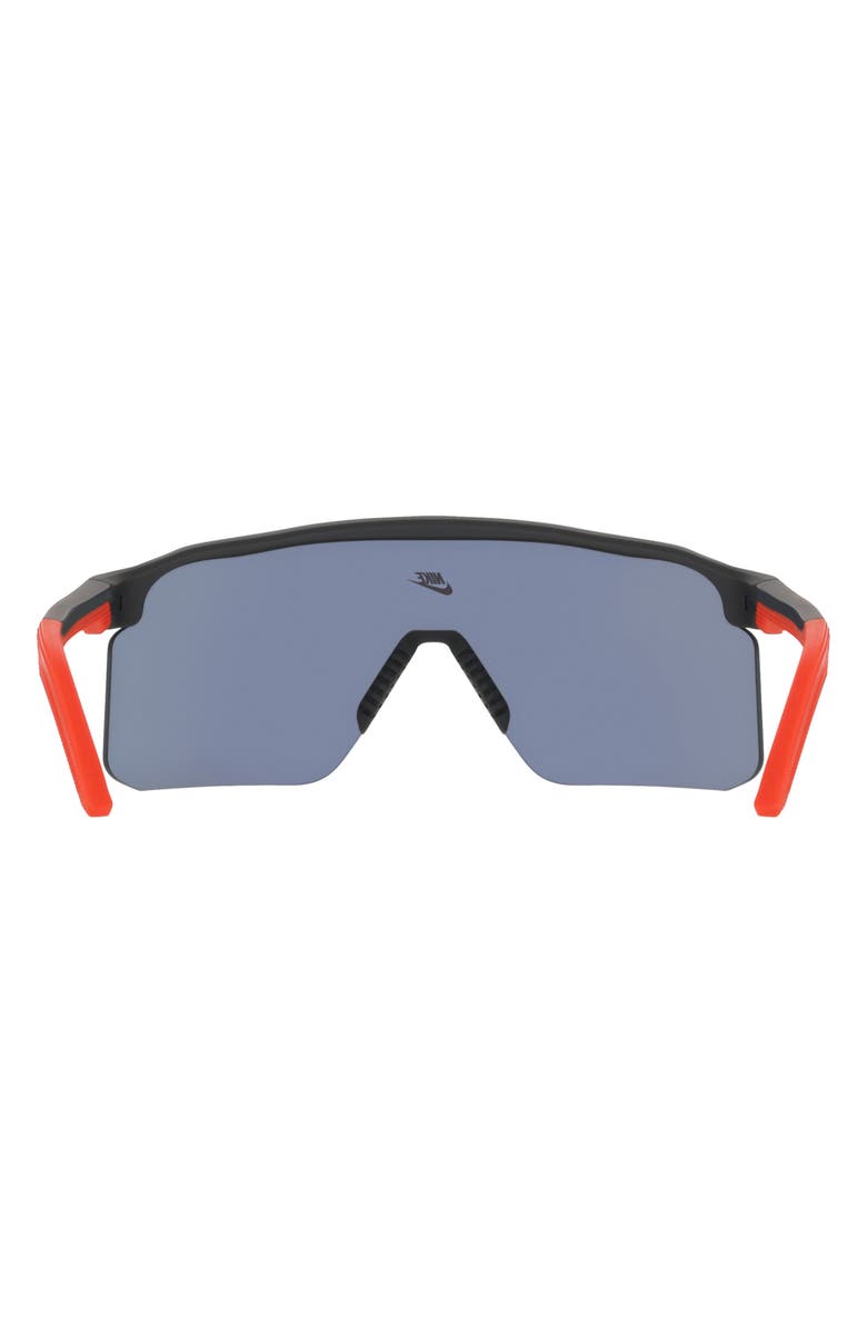 Nike Expedition 61mm Shield Sunglasses, Alternate, color, Matte Dark Smoke Grey / Red