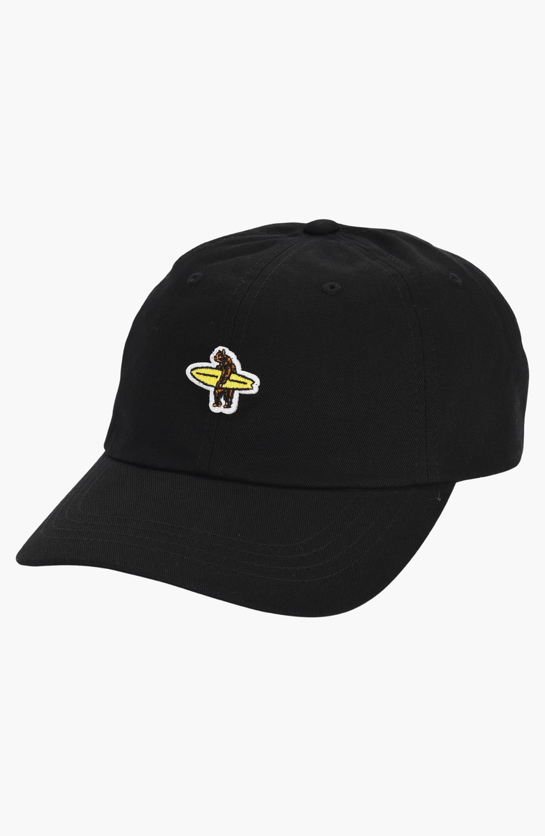 Everyday California Dad Hat Baseball Cap, Main, color, Black