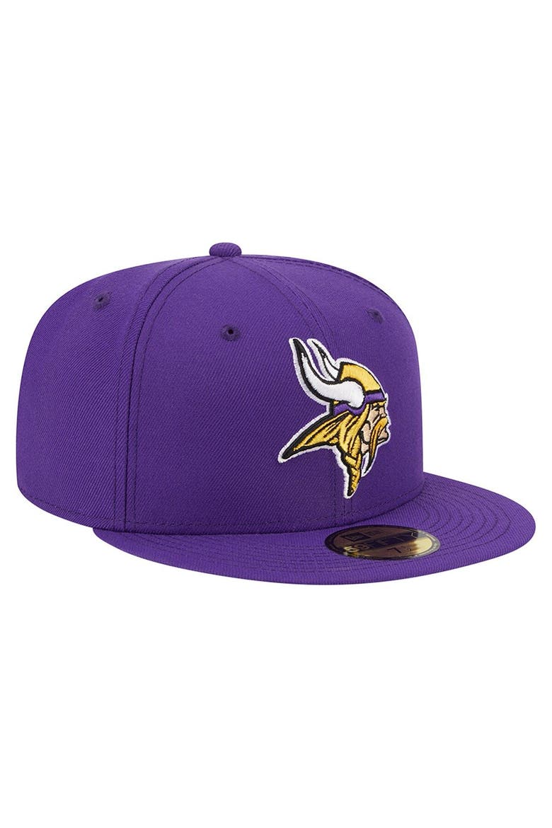 Men's New Era Purple Minnesota Vikings  Main 59FIFTY Fitted Hat, Alternate, color, Purple