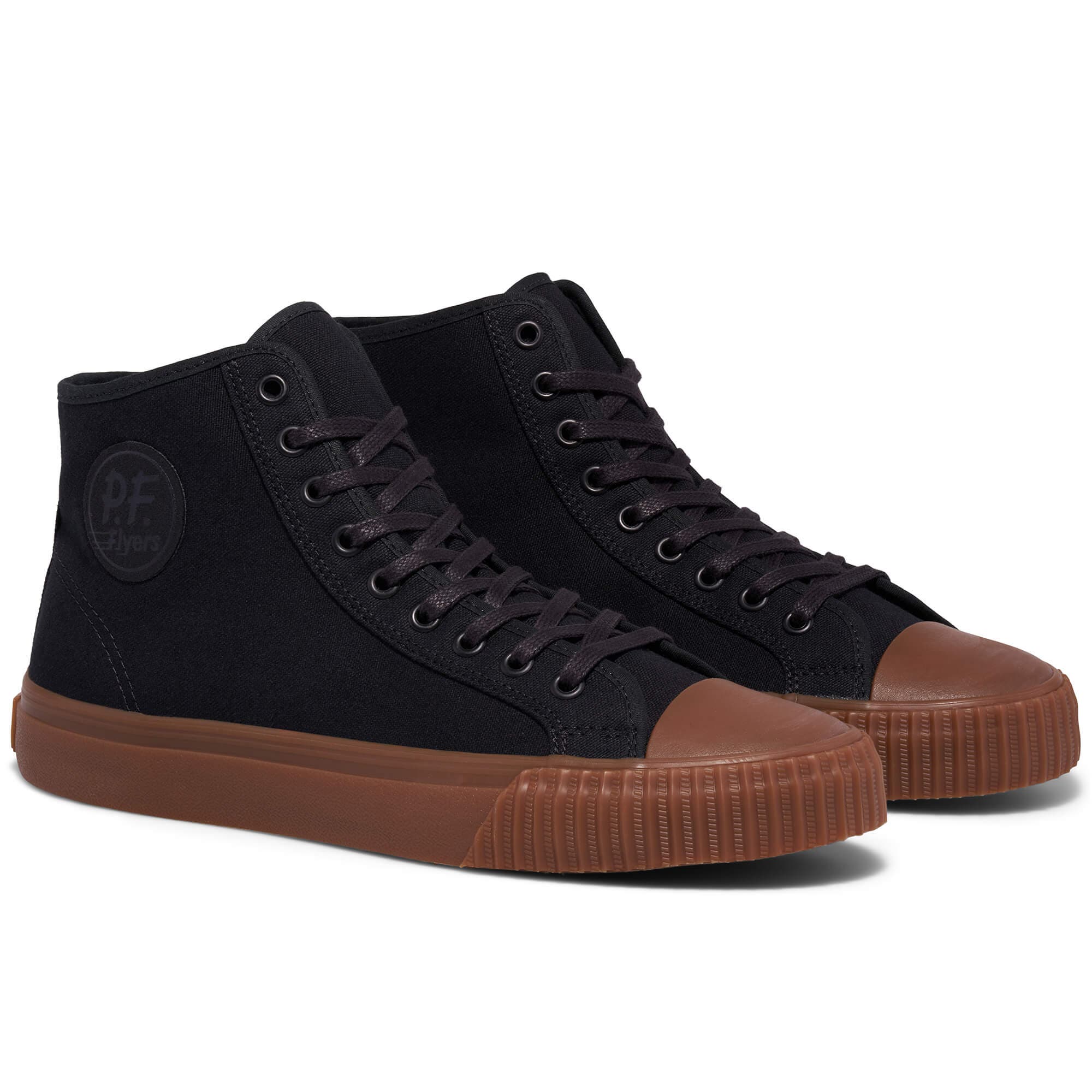 P.F. Flyers Center High-Top Sneaker, Alternate, color, Black-Gum