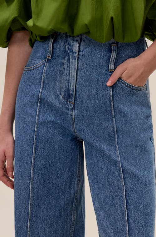 Rebecca Taylor Dax Denim Pant In Dax Wash In Blue