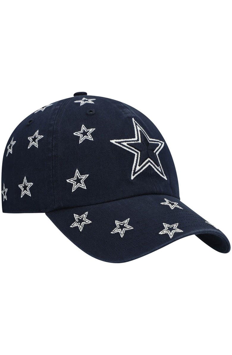 '47 Women's '47 Navy Dallas Cowboys Confetti Clean Up Adjustable Hat, Alternate, color, 