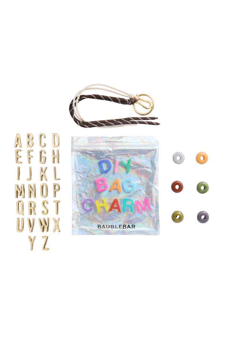 The Mini Custom DIY Bag Charm Bead Kit, Main, color, WARM MULTI