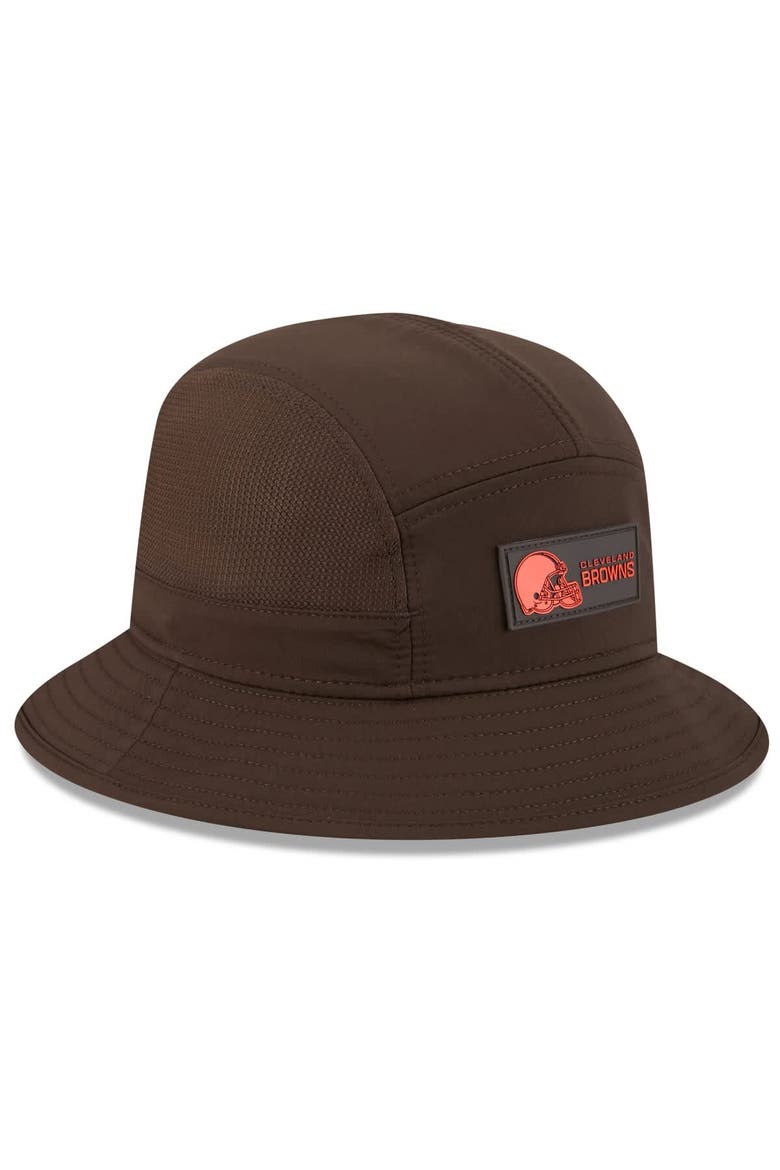 Men's New Era Brown Cleveland Browns 2025 Sideline  Bucket Hat, Alternate, color, Brown