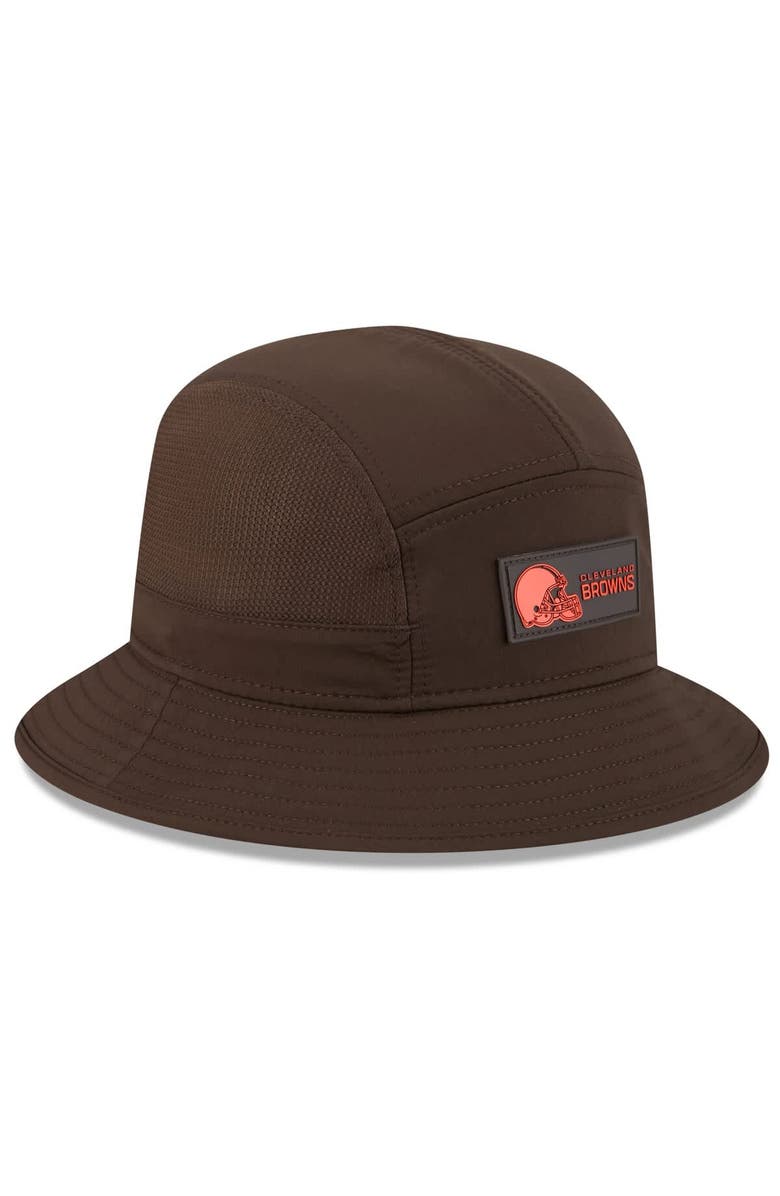 New Era Men's New Era Brown Cleveland Browns 2025 Sideline Bucket Hat, Alternate, color, Brown