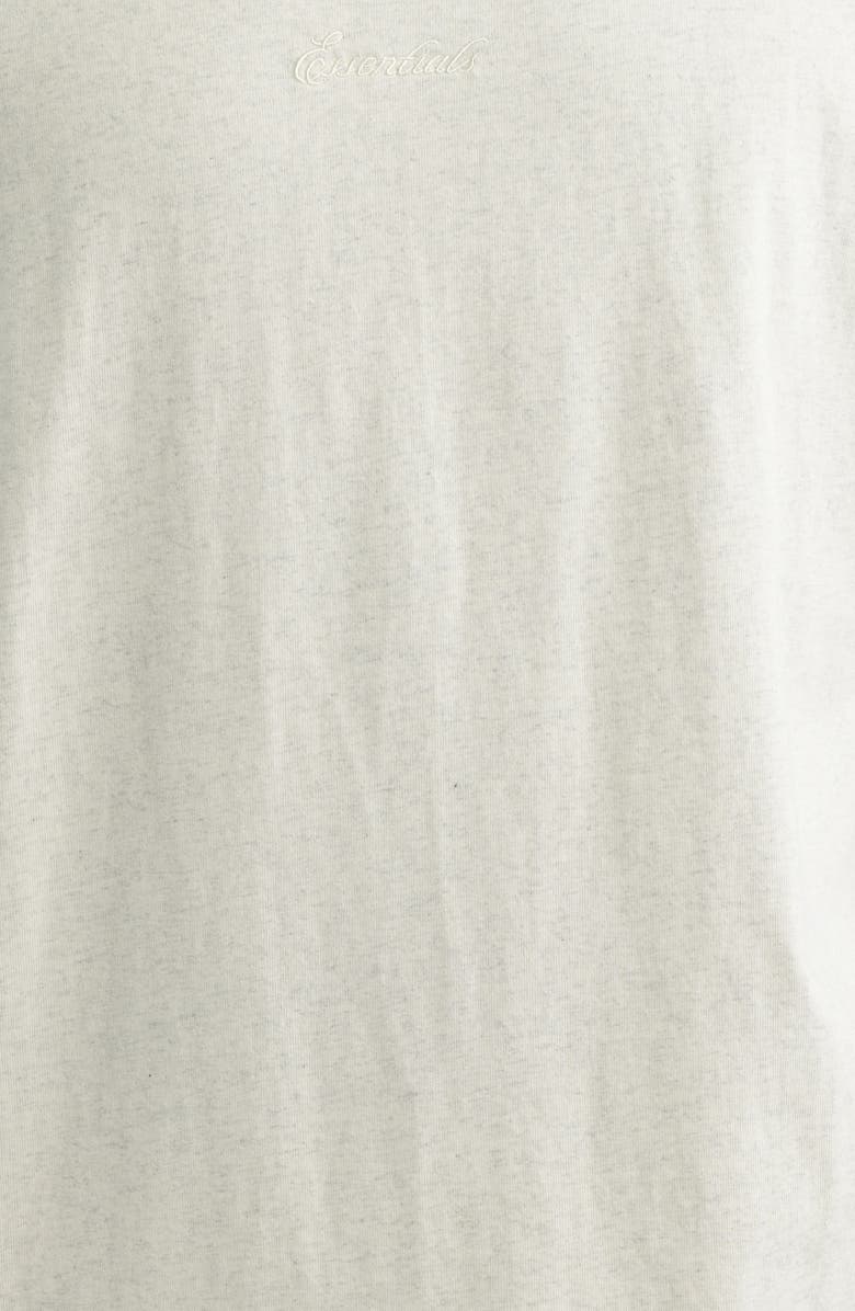 Fear of God Essentials Signature Cotton Baseball T-Shirt, Alternate, color, Oatmeal/ Concrete Heather