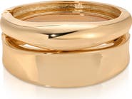 Ettika Set of 2 Bangle Bracelets