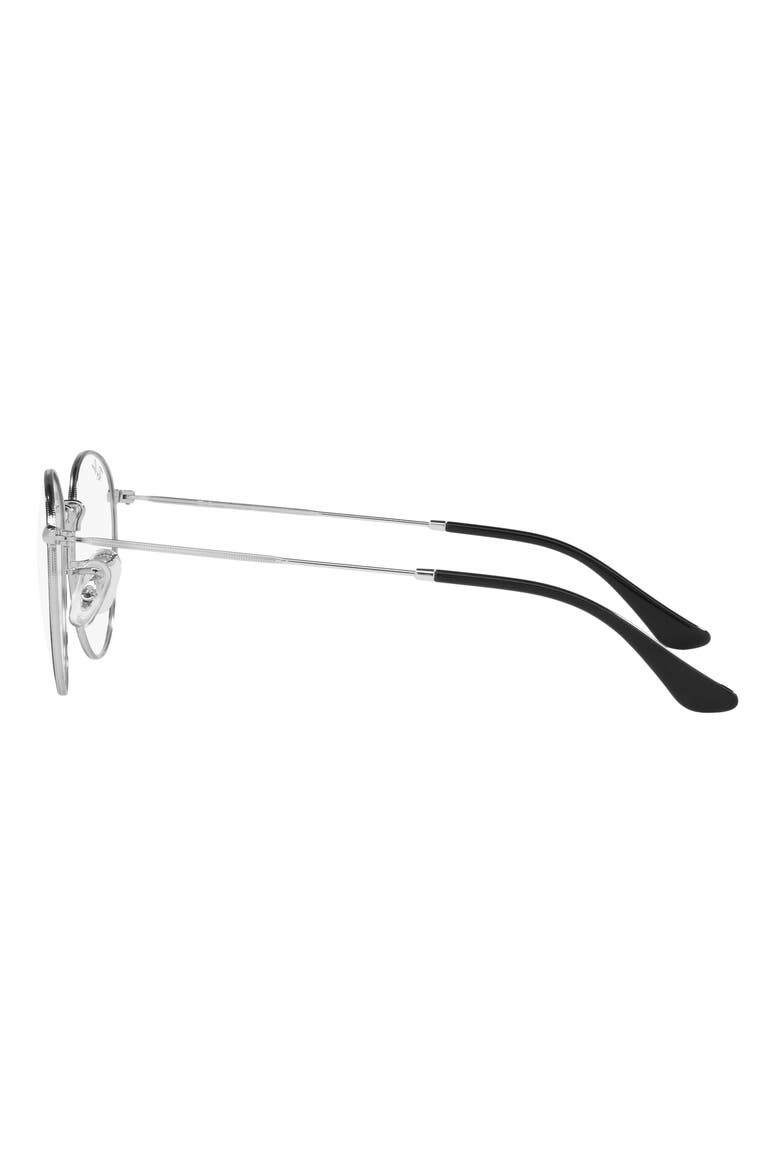 50mm Round Optical Glasses, Alternate, color, SILVER