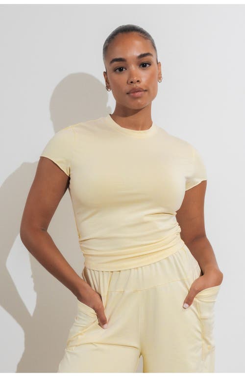 Vitality Essence Scrunch Tee In Neutral