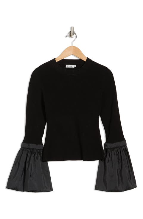 Agata Trumpet Sleeve Top