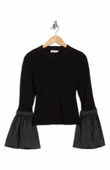 Simkhai Agata Trumpet Sleeve Top