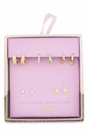 Leith 5-Pack Hugs & Studs Earrings Set