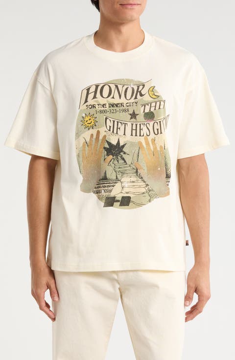 Gift He's Given Graphic Cotton T-Shirt