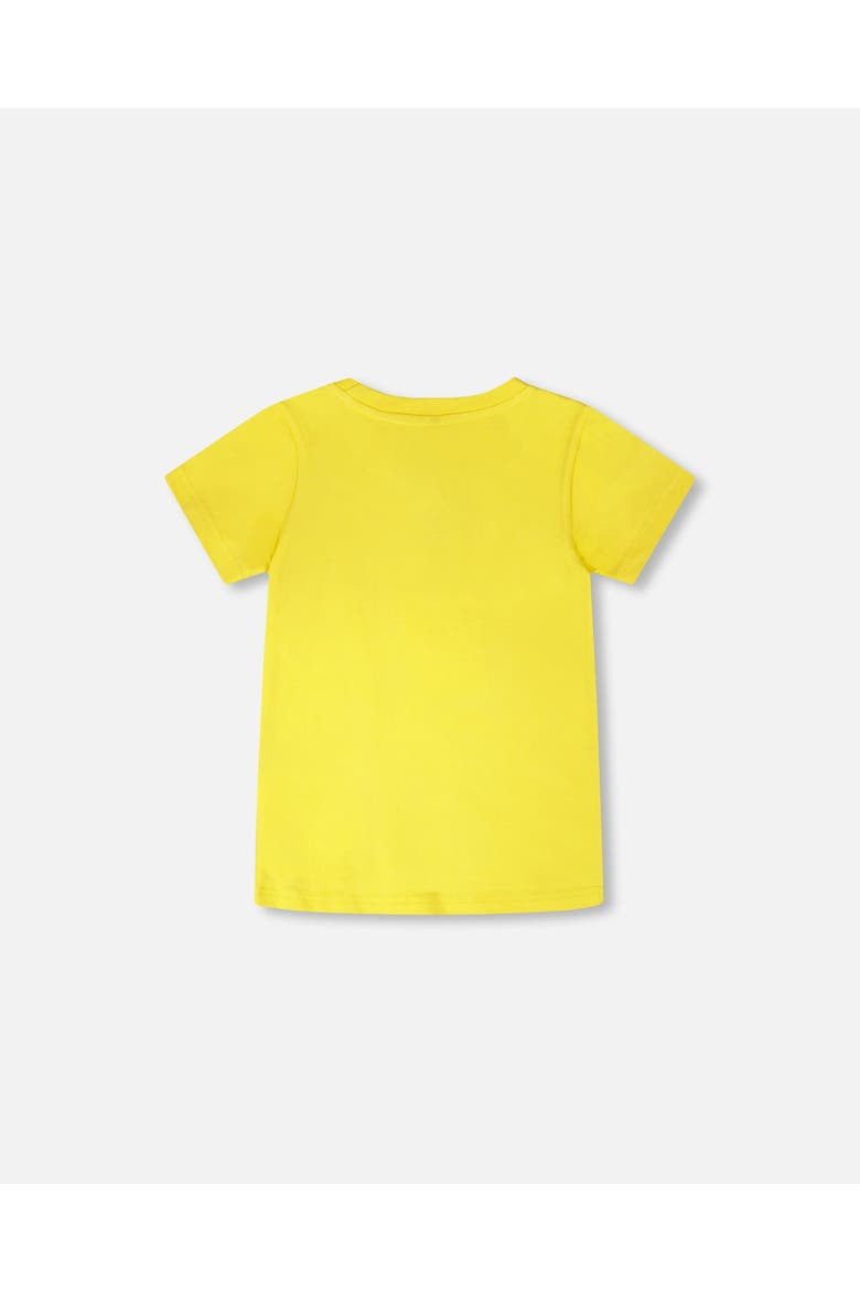 Organic Cotton Jersey Gamer T-Shirt, Alternate, color, Yellow