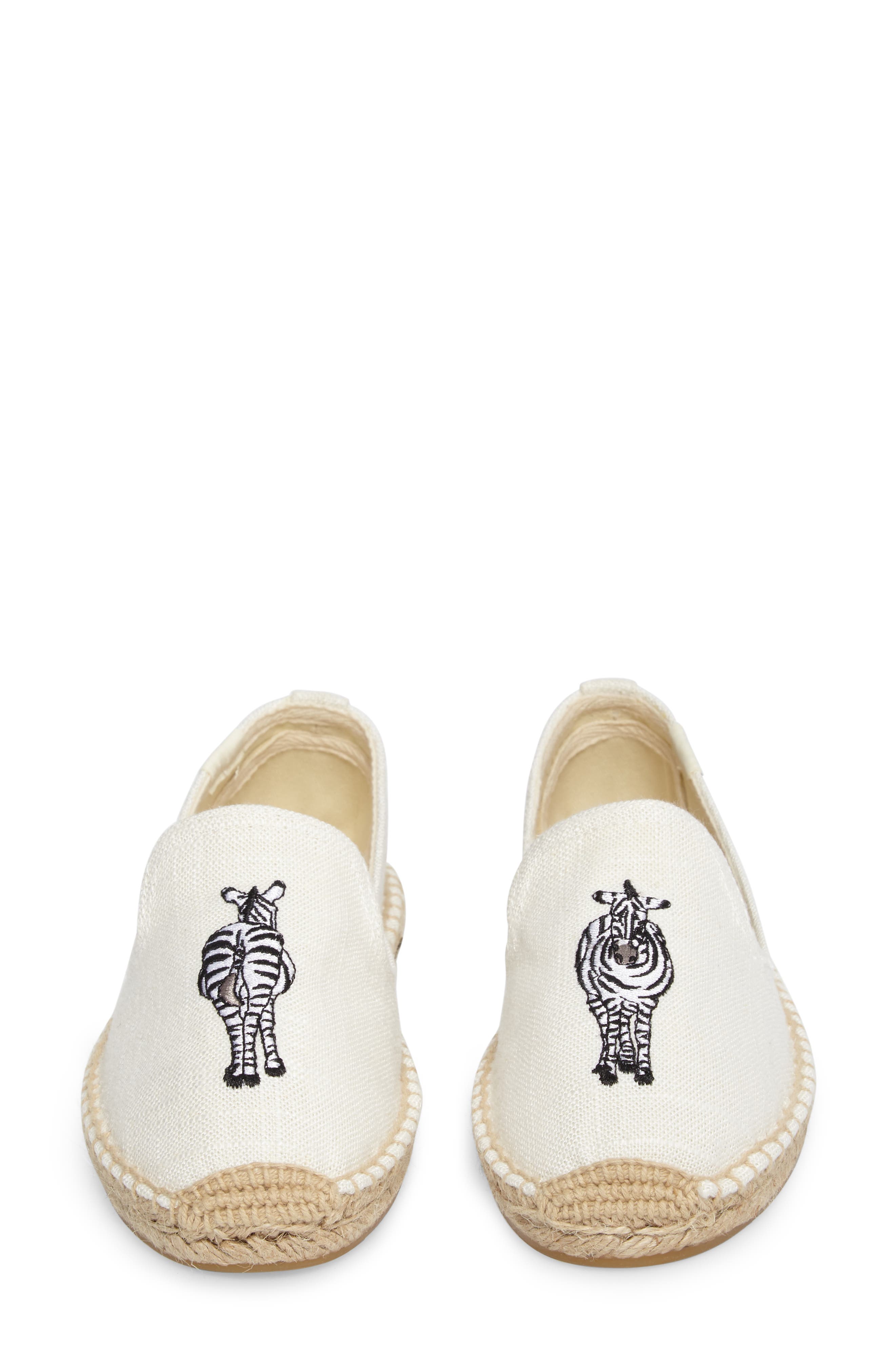 Soludos Embroidered Espadrille Slip-On, Alternate, color, 