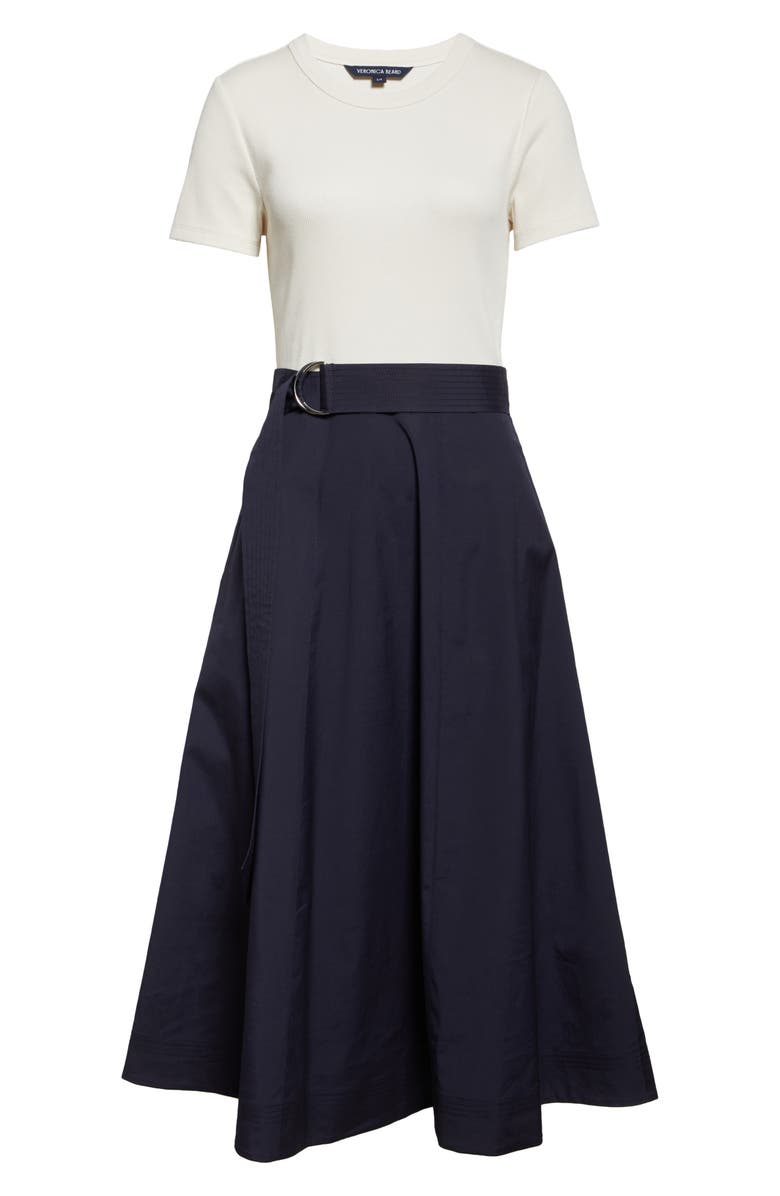 Veronica Beard Facia Mixed Media Dress, Alternate, color, 