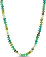 Sheryl Lowe Green Mix 8mm Bead Necklace