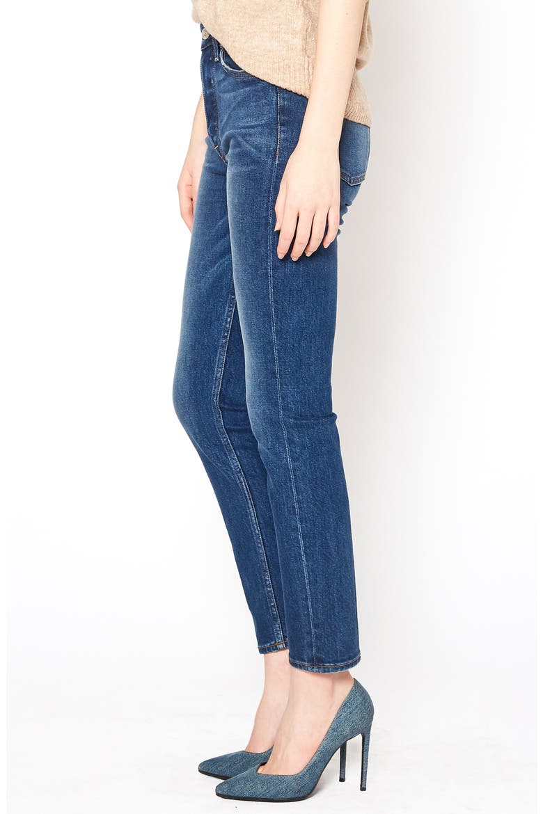 Ida Modern Slim High Waist Skinny Jeans, Alternate, color, BALTIC