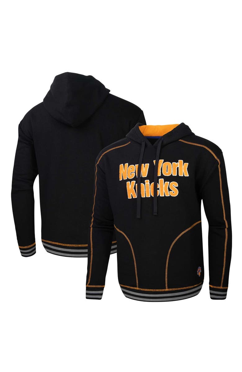 Stadium Essentials Men's Stadium Essentials Black New York Knicks Baseline Pullover Hoodie, Main, color, Black