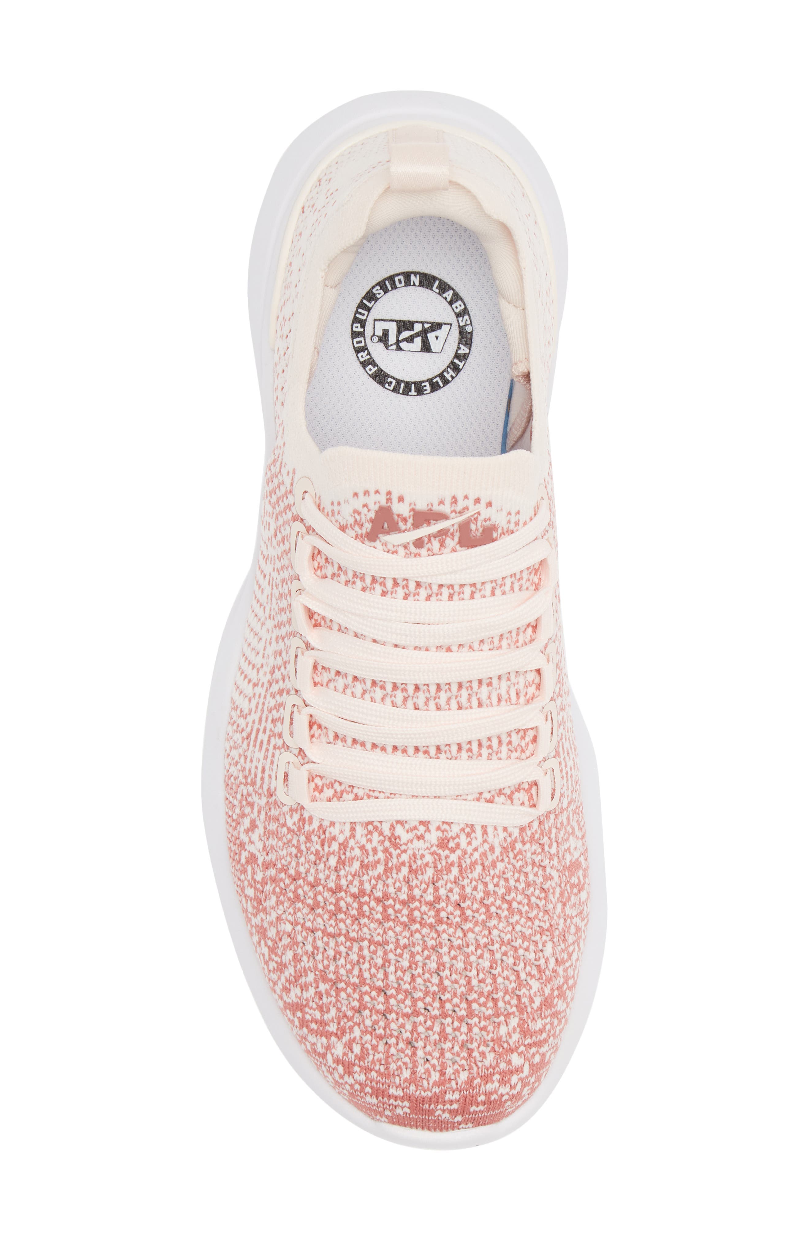 TechLoom Breeze Knit Running Shoe, Alternate, color, CREME / CEDAR / OMBRE
