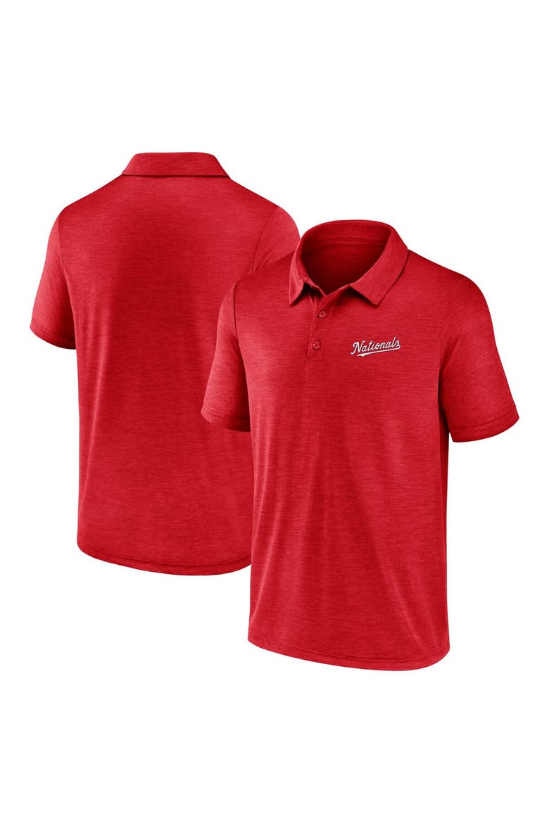 Men's  Red Washington Nationals Unstoppable Polo, Main, color, Red
