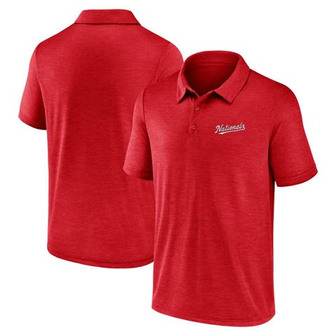 Men's  Red Washington Nationals Unstoppable Polo