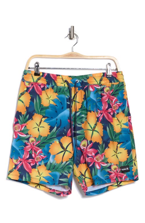 Hurley Cannonball Volley Swim Trunks In Multi