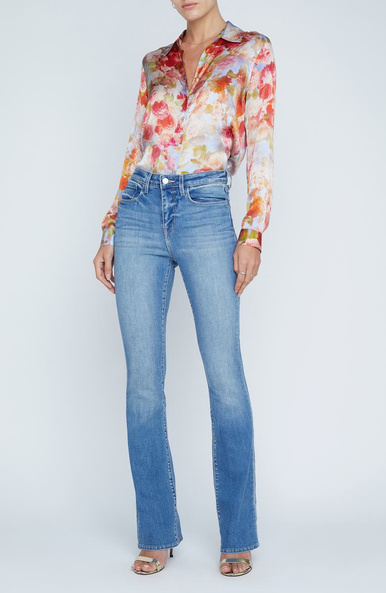 L'AGENCE Selma Sleek Baby Bootcut Jeans, Alternate, color, Alameda