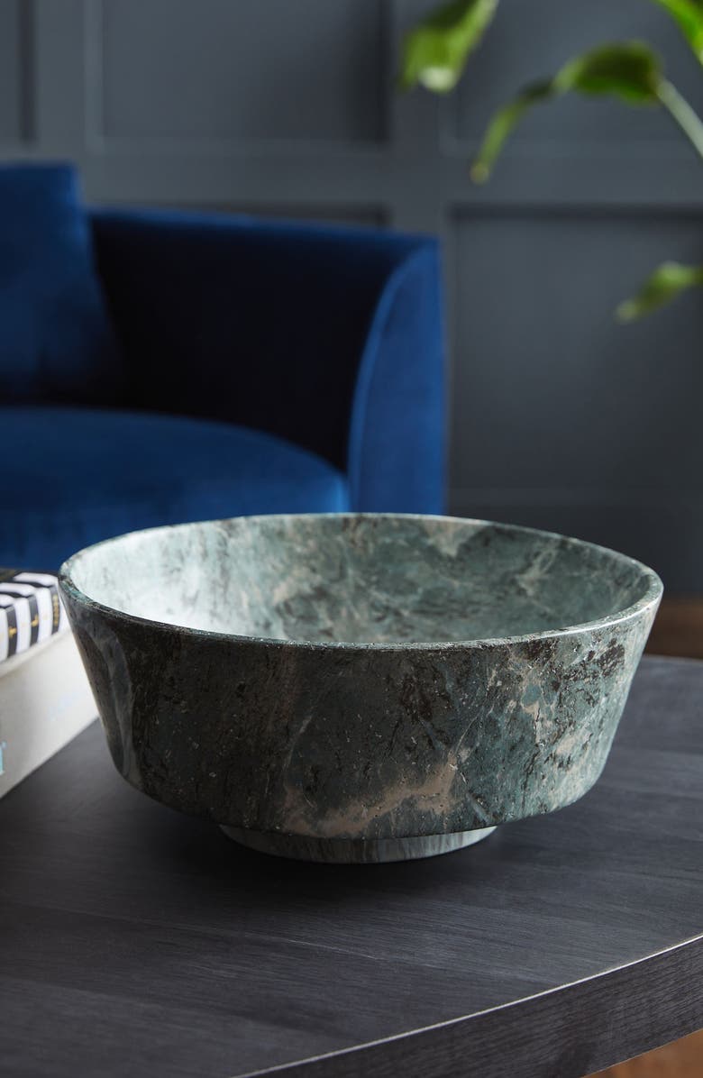 NEXT Marble Effect Bowl, Alternate, color, Green