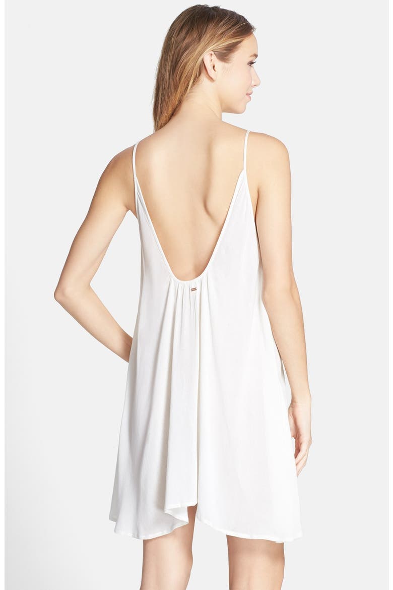 'Sweet Vida' Chiffon Slipdress, Alternate, color, WHITE