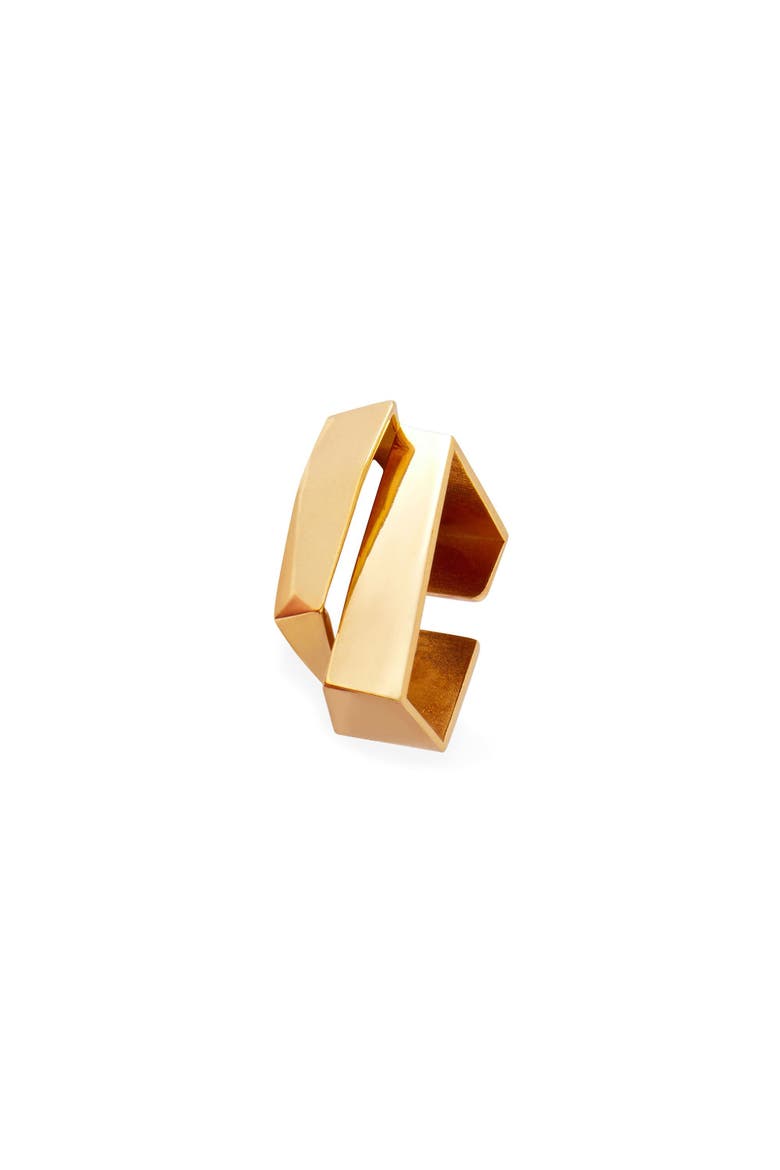 N.50 Ear-cuff, Main, color, Gold