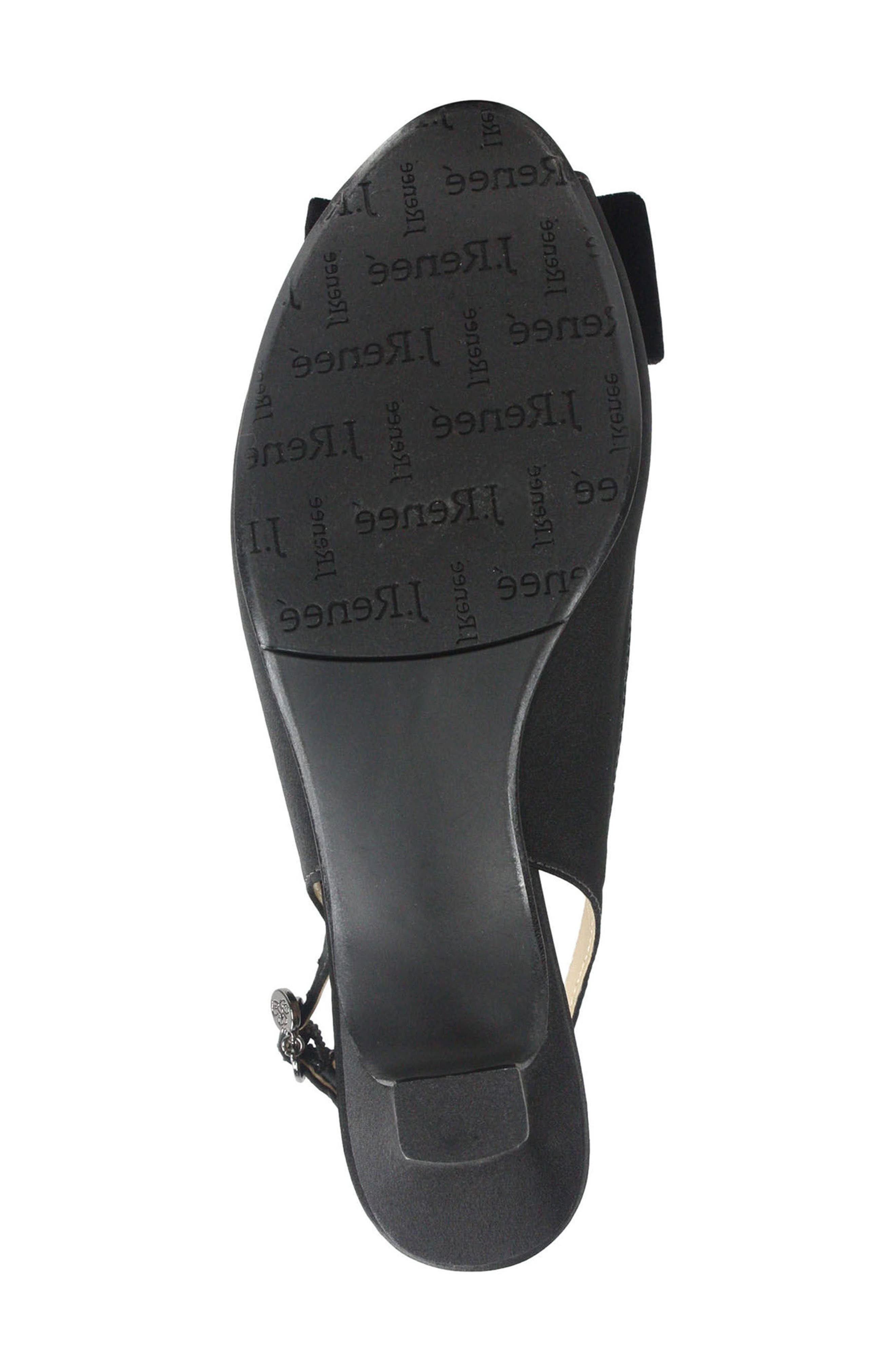 J. Reneé Landan Bow Slingback Sandal, Alternate, color, 