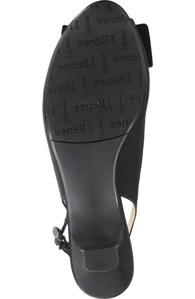 J. Reneé Landan Bow Slingback Sandal, Alternate, color,