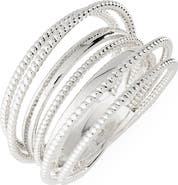 NORDSTROM RACK Demi-Fine Multi Band Cuff Ring