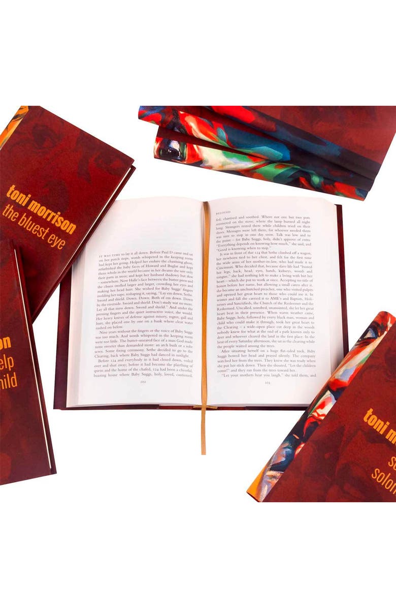 Juniper Books Toni Morrison Portrait Book Set, Alternate, color, Red