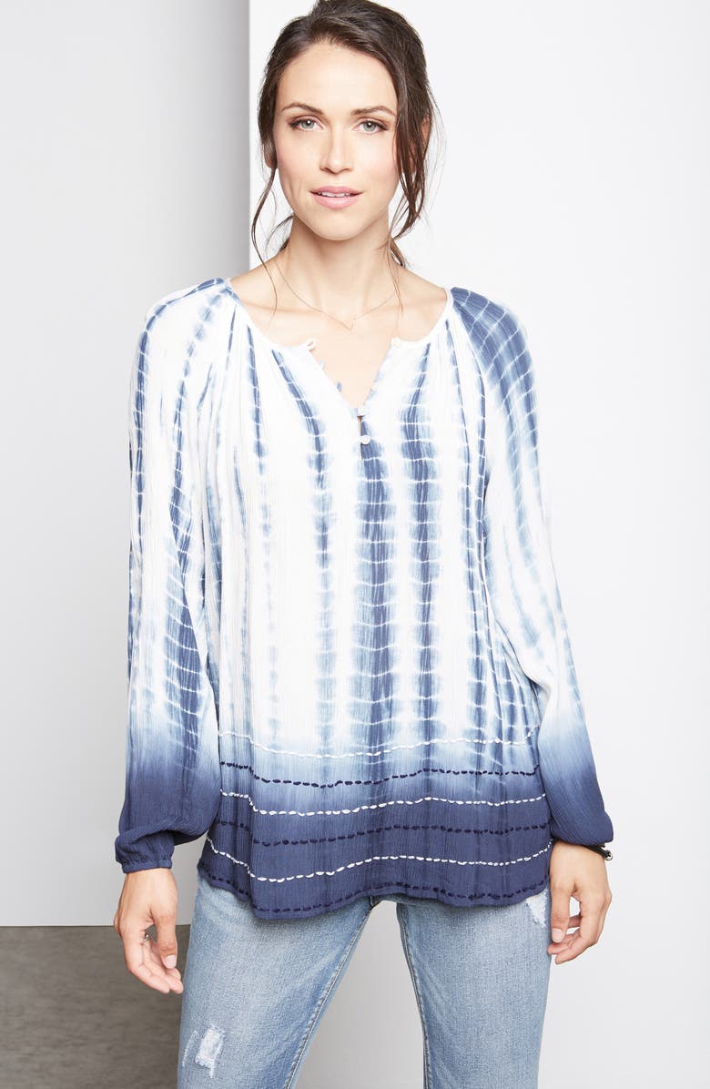 Karen Kane Tie Dye Peasant Top, Alternate, color,