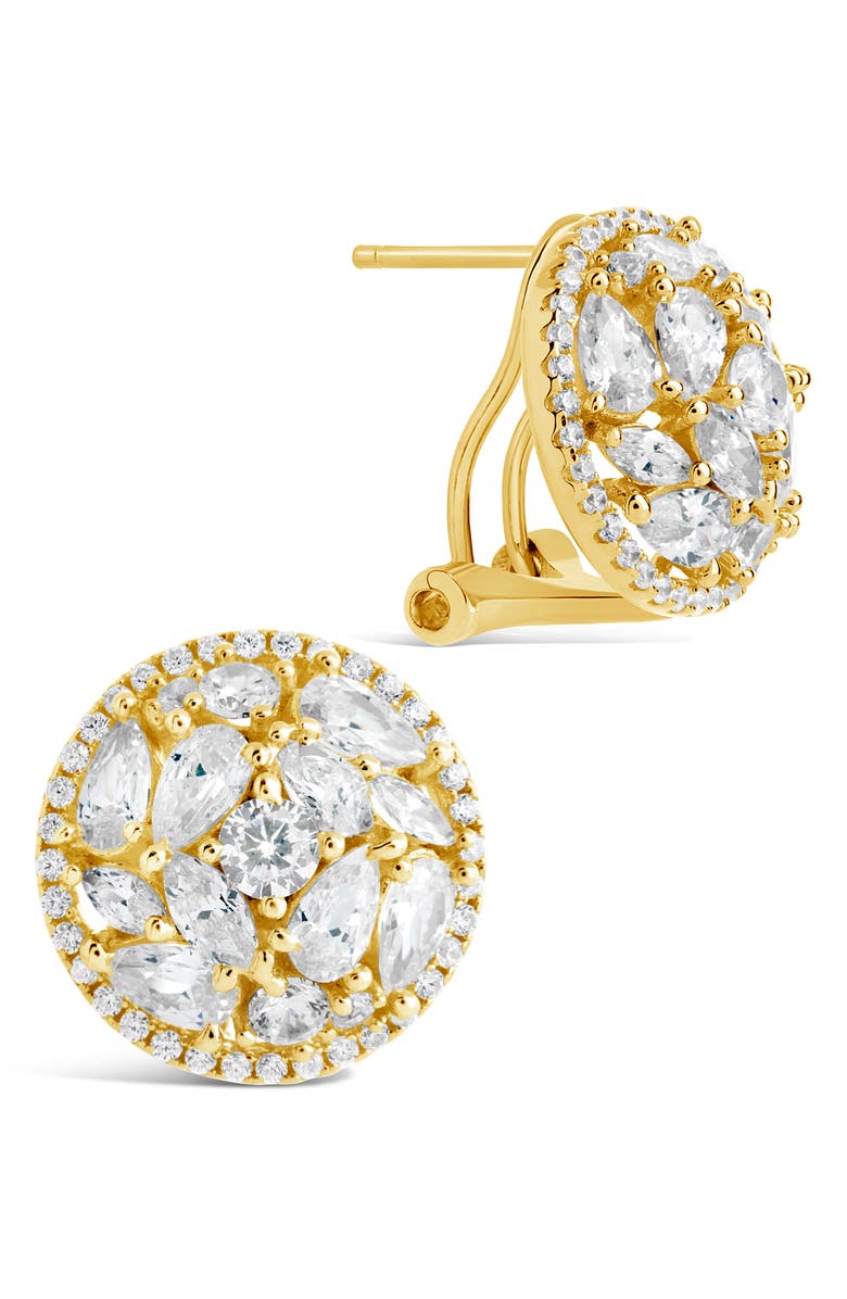 Sterling Forever Zara Circle Stud Earrings, Alternate, color, 