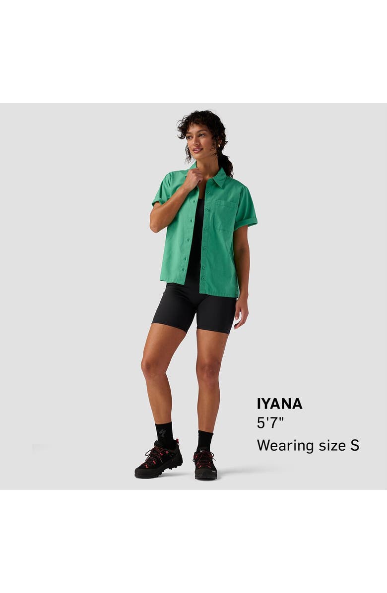 Backcountry Cotton Button-Up - Women's, Alternate, color, Winter Green