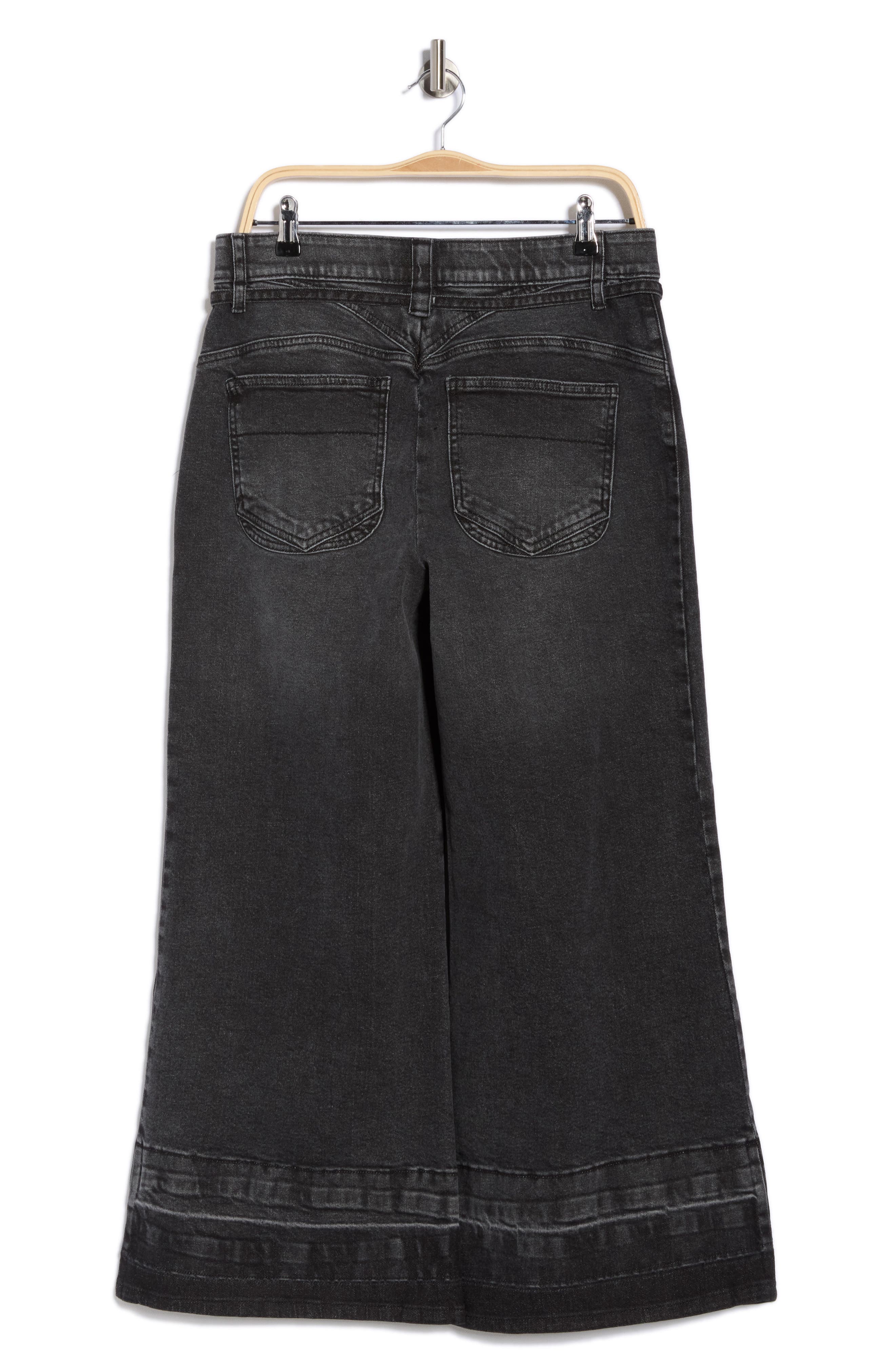 Tie High Waist Wide Leg Jeans - image 2