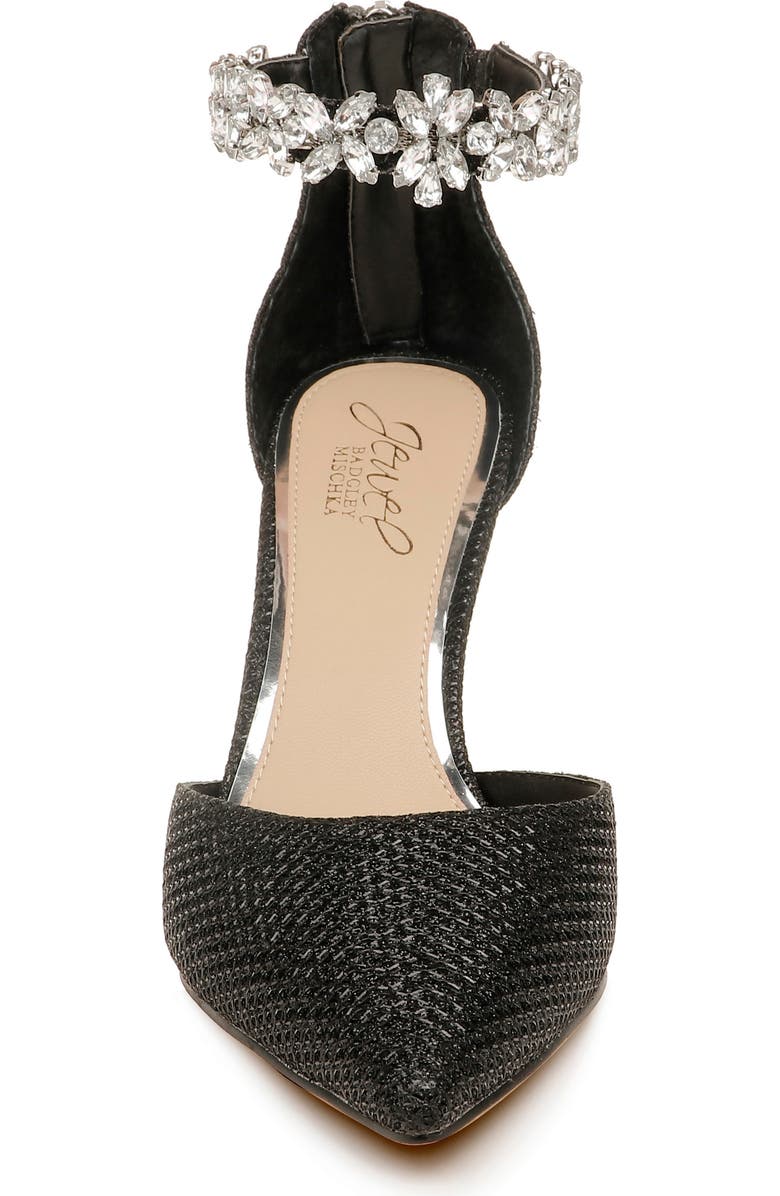 Jewel Badgley Mischka Raleigh Pointed Toe Ankle Strap Pump, Alternate, color,