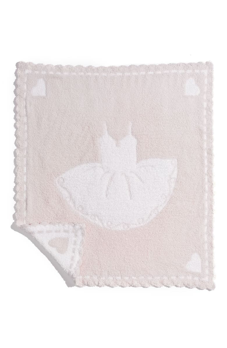 Barefoot Dreams<sup>®</sup> Receiving Blanket, Main, color, Pink/ White