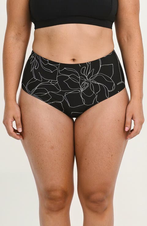 Plus Size High-Waisted Bikini Bottom