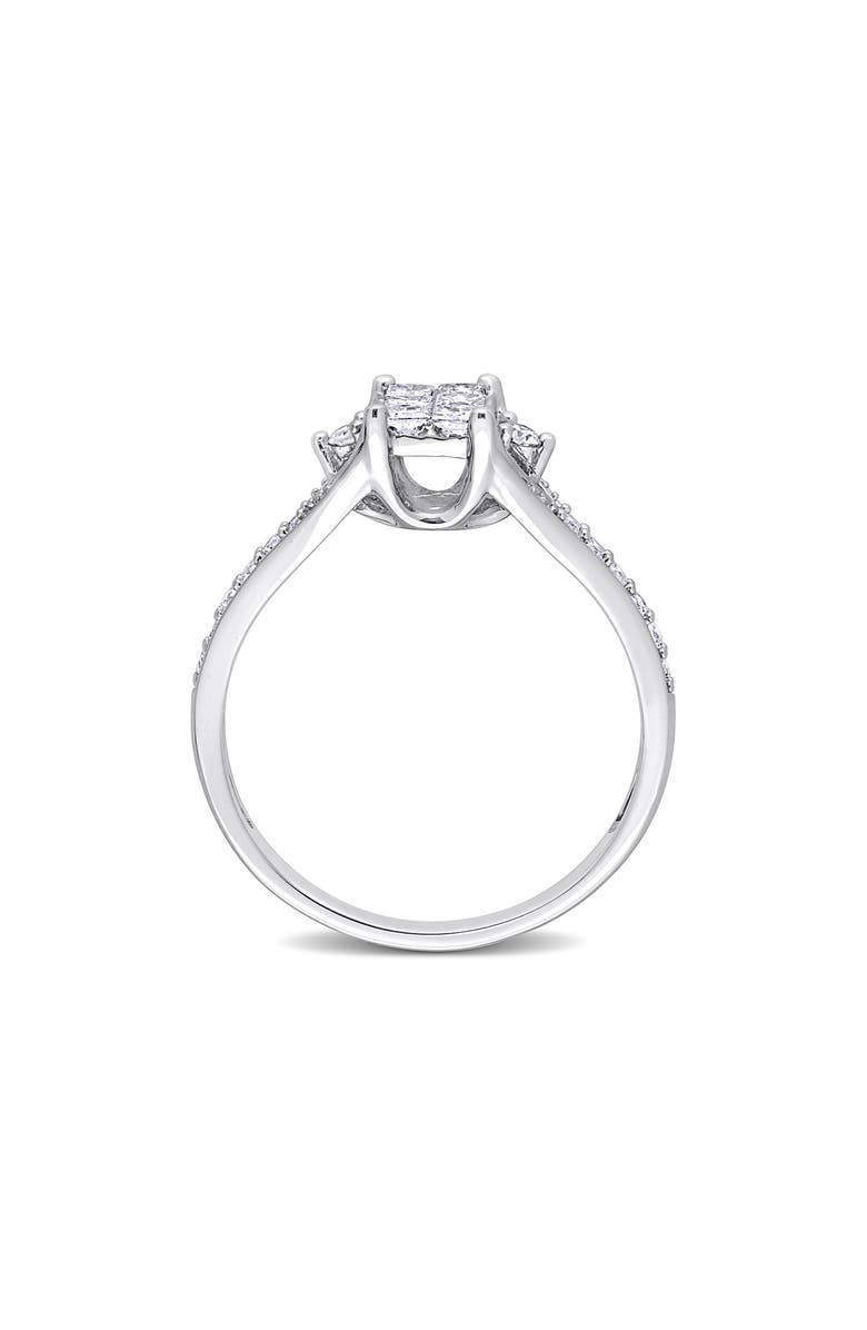 DELMAR Princess Cut Diamond Engagement Ring - 0.49ct., Alternate, color, 