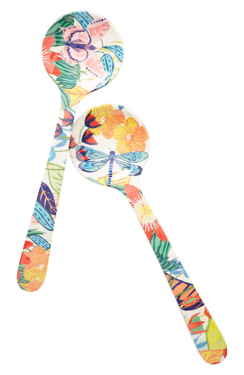 Anthropologie Home Anthropologie Tropical Melamine Serving Set, Alternate, color, 