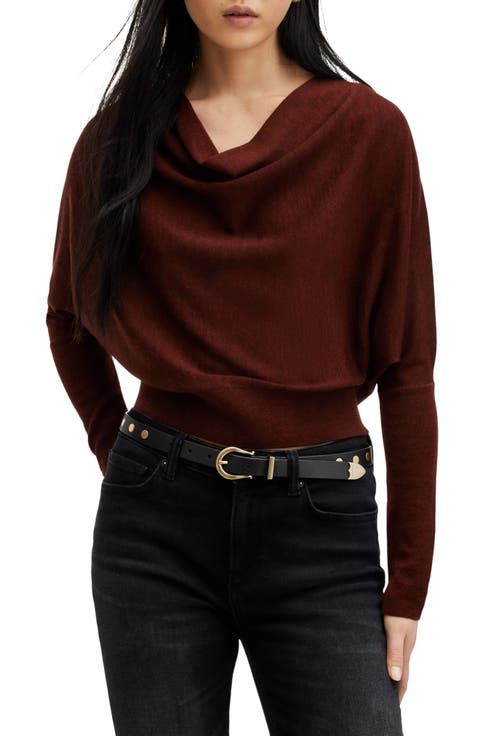 Ridley Merino Wool Cowl Neck Sweater