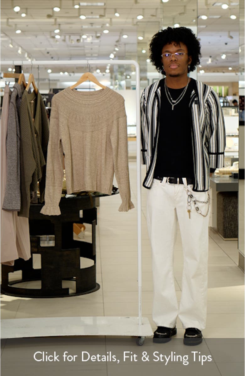 Textural Dot Cozy Sweater, sales video thumbnail