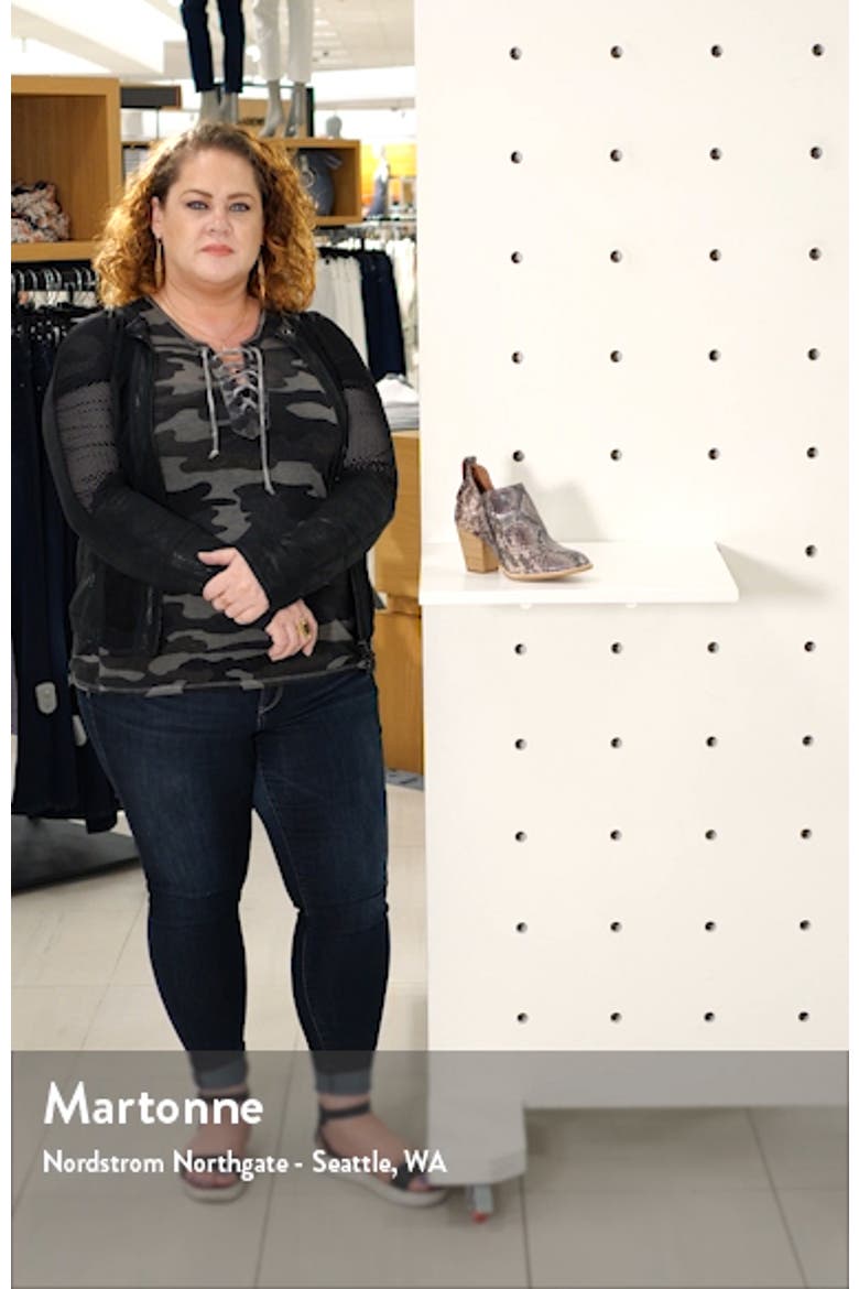 Rowlan Snakeskin Embossed Bootie video