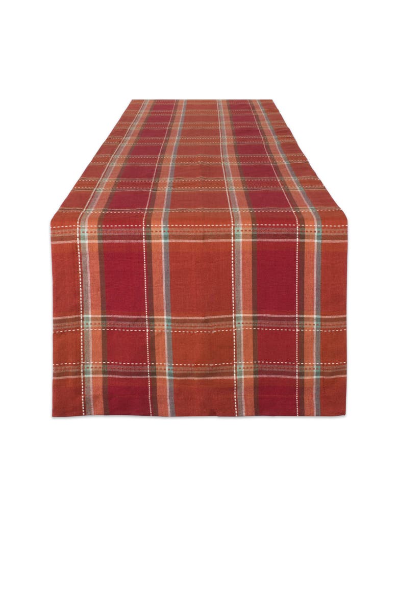 Autumn Spice Plaid Table Runner, Main, color, Autumn Spice