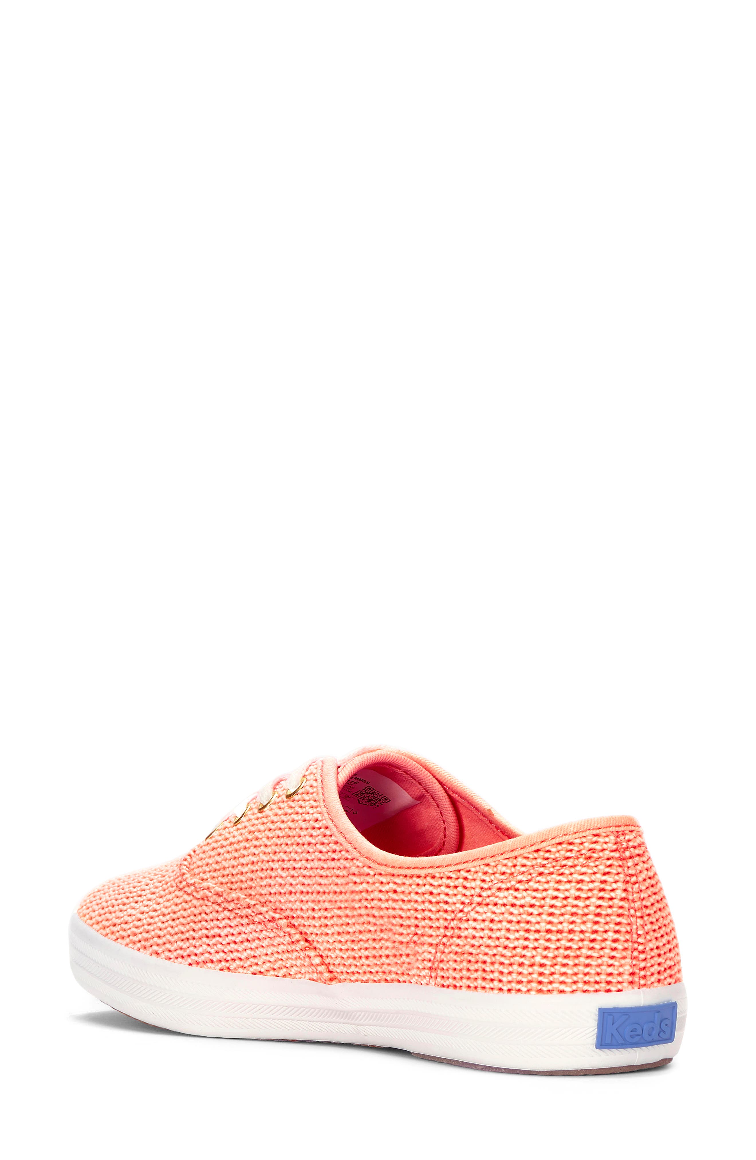 Champion Sneaker, Alternate, color, NEON CORAL