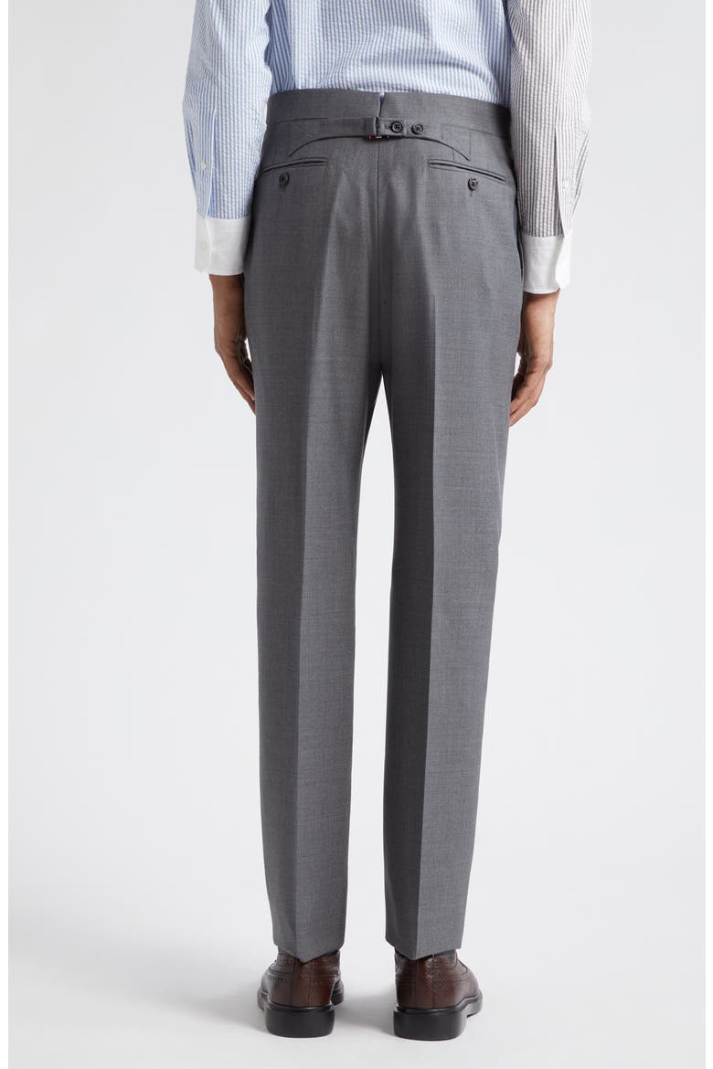Classic Super 120s Wool Backstrap Pants, Alternate, color, MEDIUM GREY